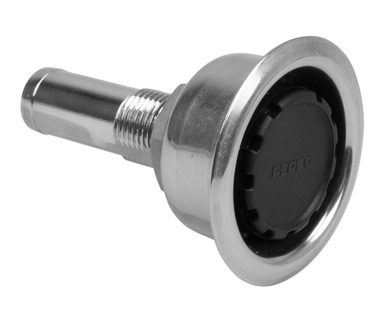 Respiro perko Em Aço Inox 5/8 pol Para Tanque De Combustível