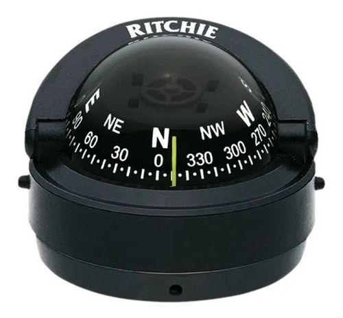 Bússola de Navegação Ritchie Explorer Sobrepor Náutica 70mm