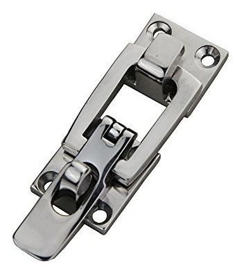 Trinco Fecho Para Cadeado Em Aço Inox Portas Janelas Lancha