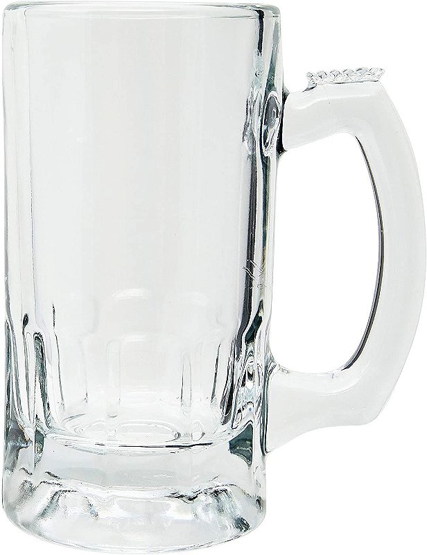 Caneca de Chopp Trigger de Vidro Para Cerveja 375ml