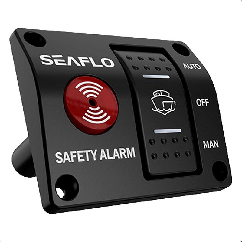 Painel de Controle Para Bomba de Porão 12V 20A Led e Alarme