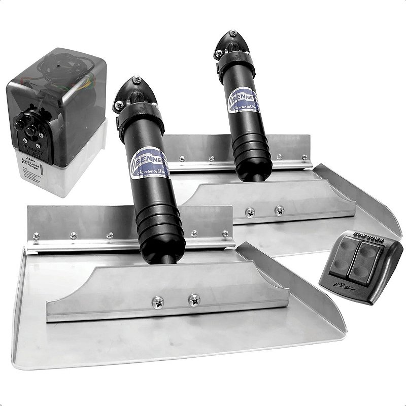 Kit Flap Bennett Estabilizador Hidráulico 12x12 Pol E Botão