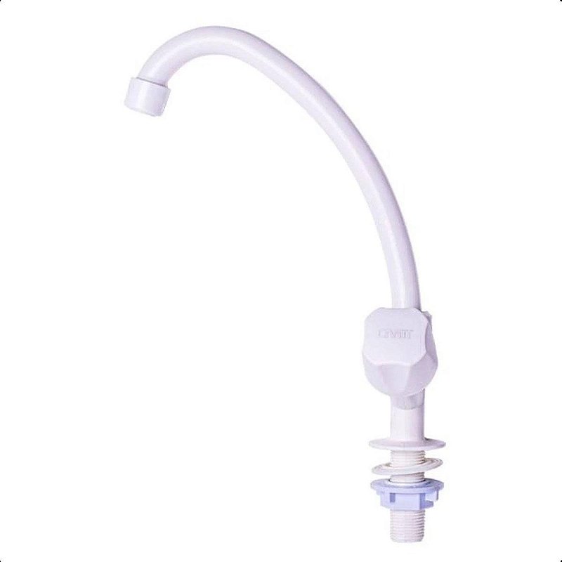Torneira Branca De Mesa Para Banheiro E Lavanderia Casa Eco