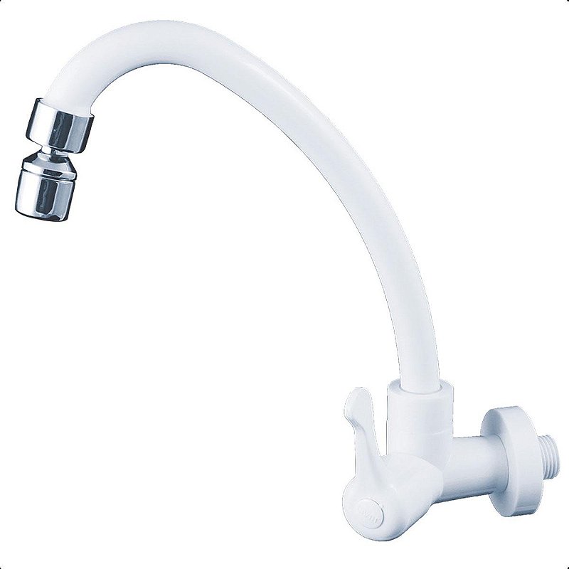 Torneira Giratoria De Parede Em Abs Para Tanque Lavatório