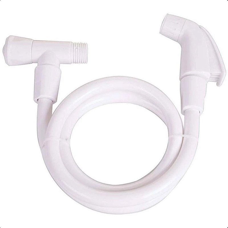 Kit Ducha Higienica 1/4 Eco Branco PP Civit Acabamento Fosco