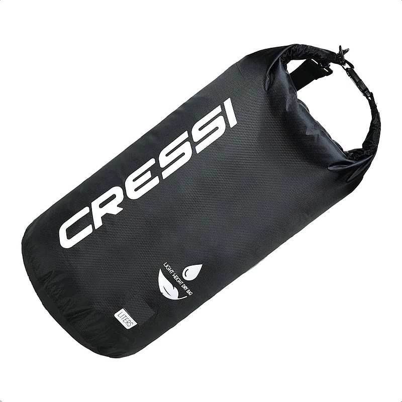 Saco Estanque Cressi Impermeável Bolsa 5L Prova D'água Preto