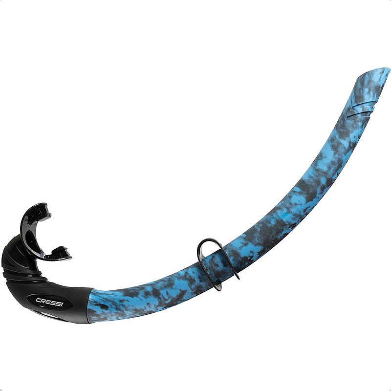 Respirador Snorkel Para Mergulho Cressi Corsica Hunter Azul