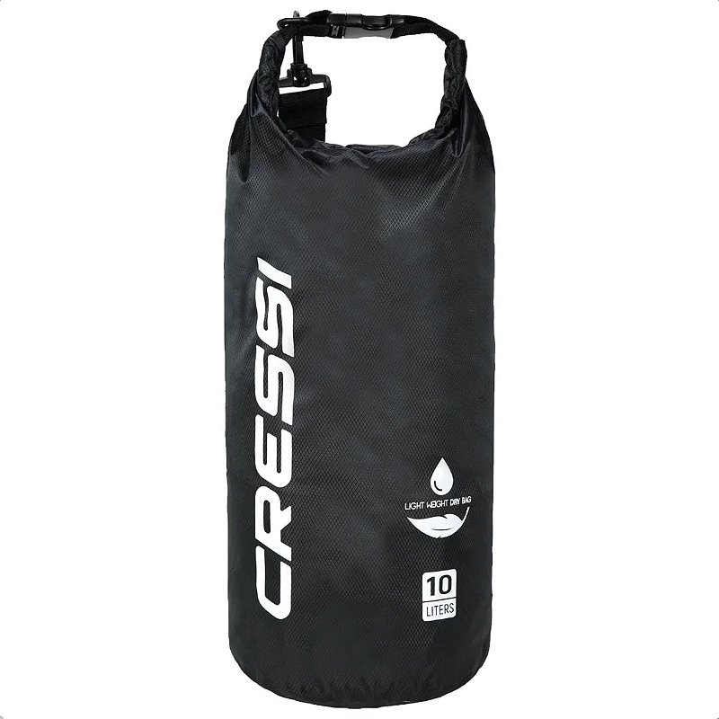 Saco Estanque Bolsa Impermeável Cressi Dry Bag Tek Preto 10L
