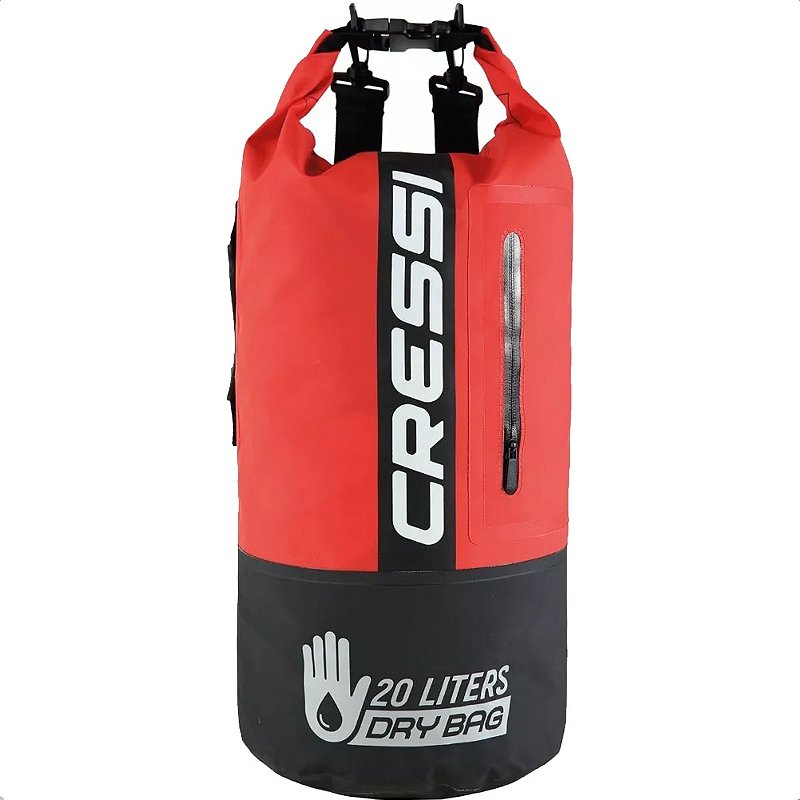 Mochila Impermeável Cressi Estanque Cressi Dry Vermelho 20L