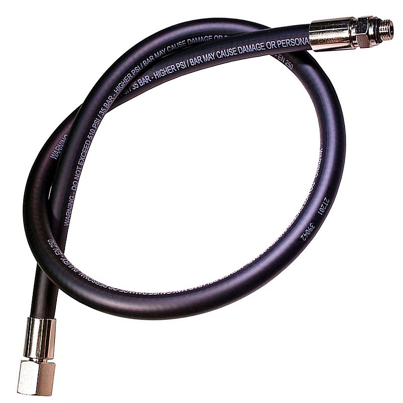 Mangueira para Regulador de Mergulho Cetus Reg LP Preto 68Cm