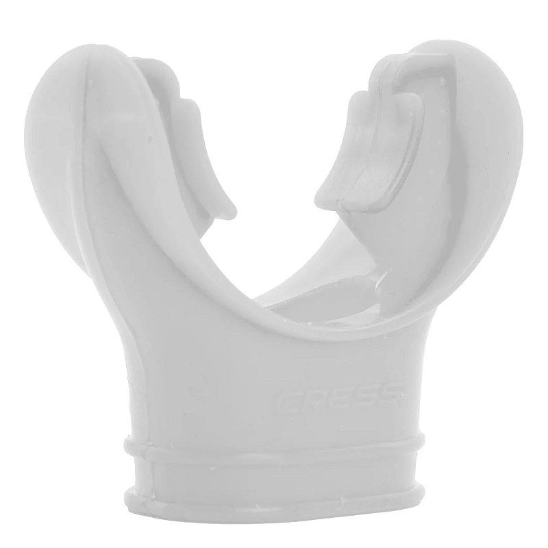 Bocal Cressi Ultra Soft Regulador Snorkel Mergulho Branco