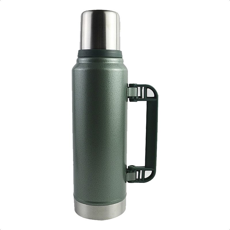 Garrafa Térmica Inox Viagem Camping 1,3 Litros Verde Militar