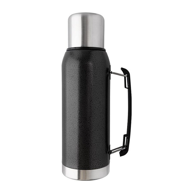 Garrafa Térmica Preto Viagem Inox Parede Dupla Cozinha 1L