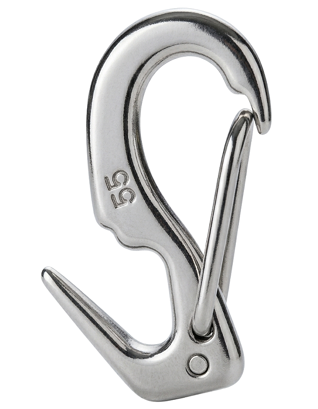 Mosquetão Aço Inox Engate Rápido E Gancho De Pressão Barco