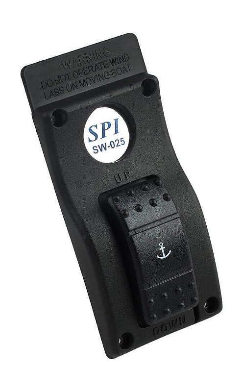 Botão Momentâneo Para Guincho Elétrico Náutico 12-24 Volts