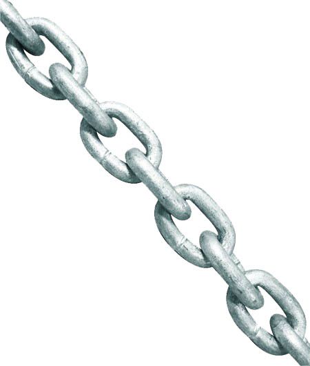 Corrente Galvanizada A Frio 8Mm Aço 1050 Para Âncora Barcos