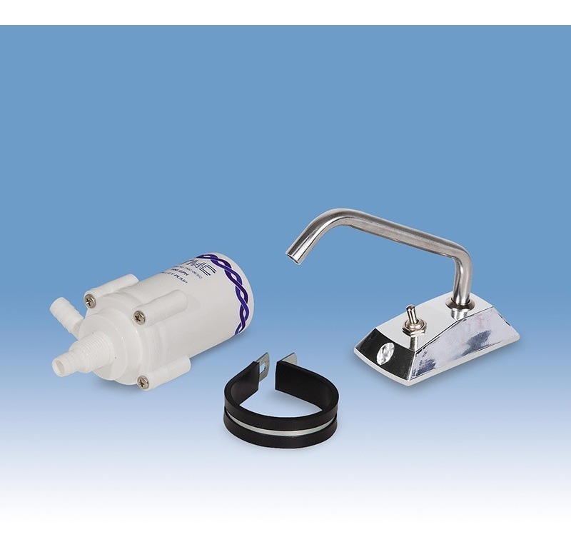 Bomba Elétrica De Água 12V Com Torneira Bebedouro Tmc Lancha