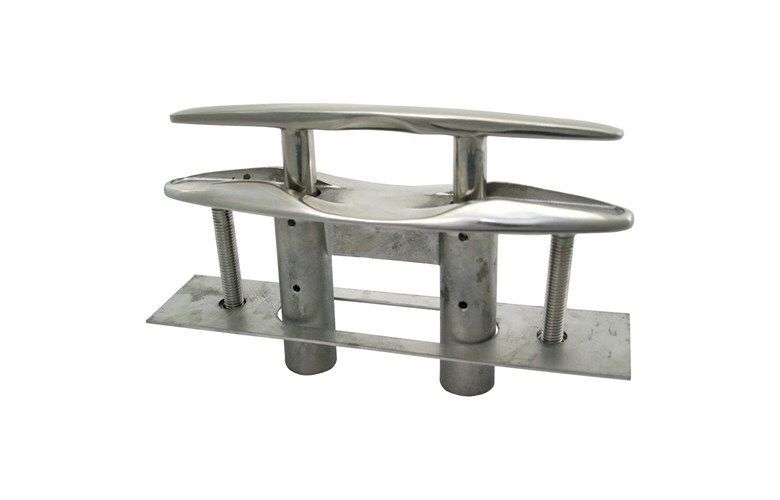 Cunho De Amarração 6 Pol Retrátil Em Aço Inox Náutico Luxo