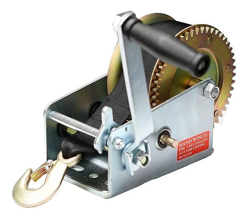 Guincho Manual Carga De Tração 2500 Lbs Para Lancha Jet Ski