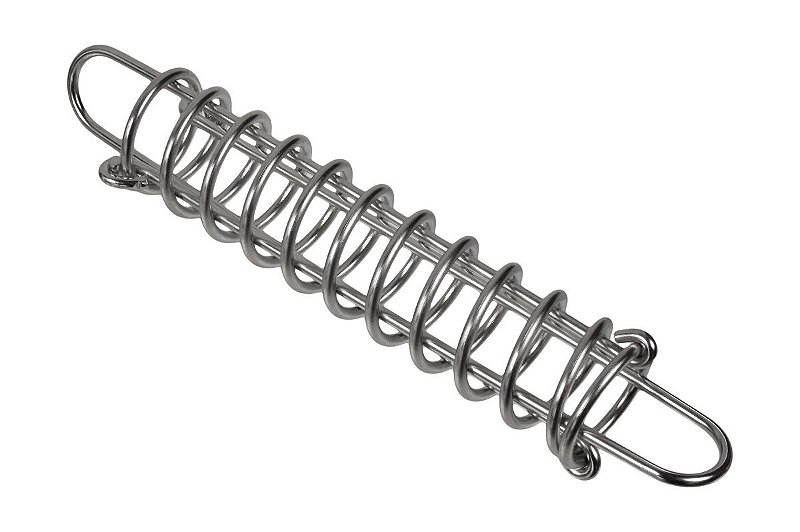 Mola Amortecedor Atracação Deck Lancha Em Aço Inox 370-60Mm