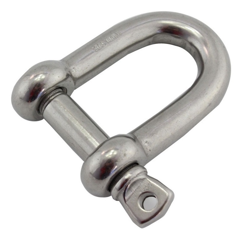 Manilha Tornel Balão Reta Em Aço Inox 10 Mm Carga Max 320Kg