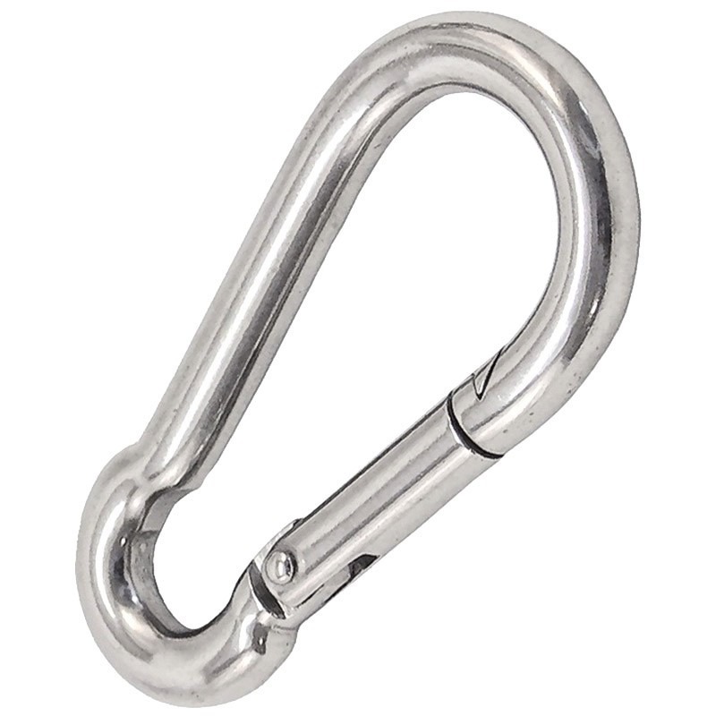 Mosquetão Em Aço Inox 12 Mm Engate Rápido Carga Max 220 Kg