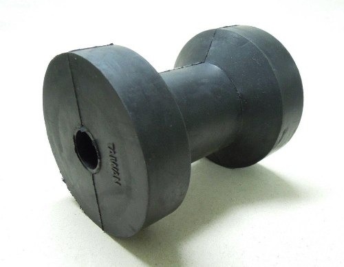 Rolete De Borracha Berço 4 Pol Roboque Carretinha Jetski