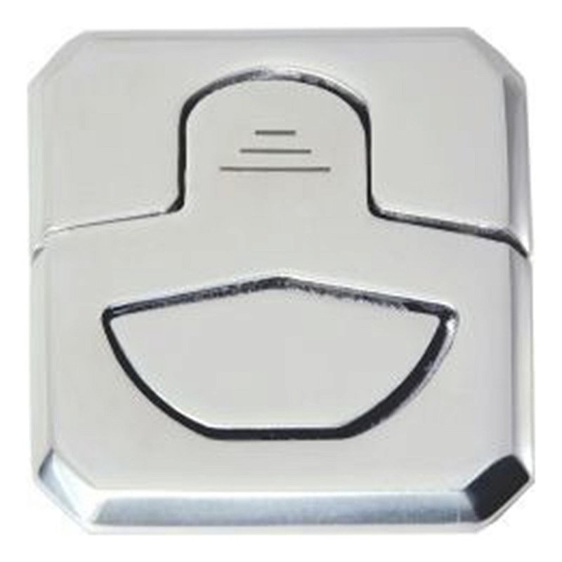 Puxador Quadrado Em Aço Inox 51 Mm Para Lancha Barco Portas