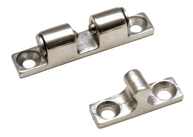 Prendedor Trava Portas Fechadura Trinco De Pressão Inox