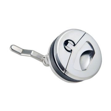Puxador Redondo Em Aço Inox 180 Graus Sem Chave Lancha Barco