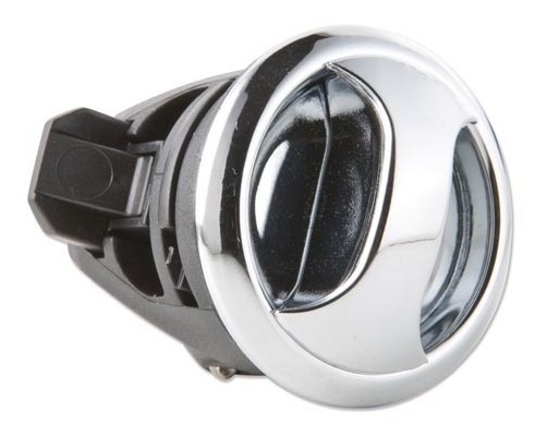 Fecho Puxador Giratório Cromado Para Porta Armários Portas