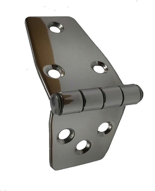 Dobradiça Em Aço Inox Náutica Para Porta Armário Motorhome