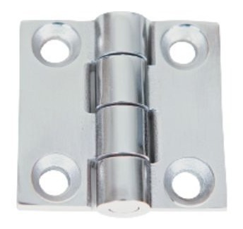 Dobradiça Em Aço Inox Reforçada Luxo Para Portas Armários