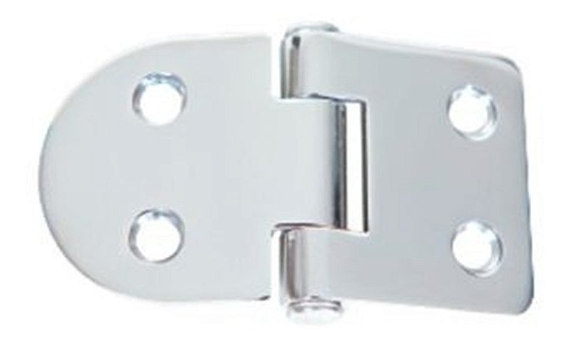 Dobradiça Em Aço Inox Polido Para Portas Armário Tampas