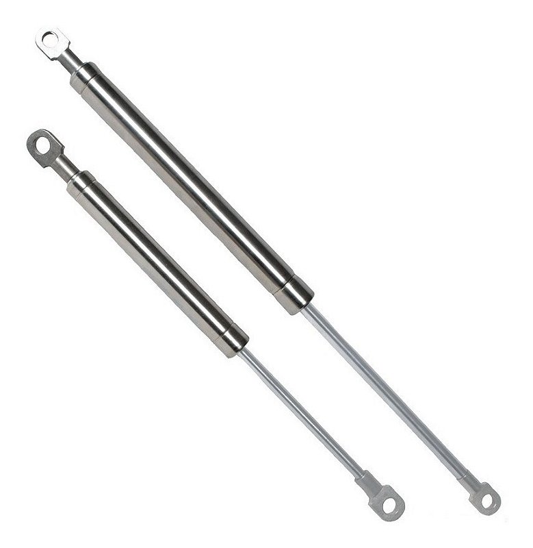 Amortecedor A Gás Aço Inox 25X17cm Pressurizado Porta Malas