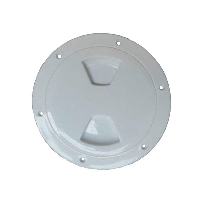 Tampa De Inspeção Náutica Em Abs 20,5 Cm Proteção Uv Lancha