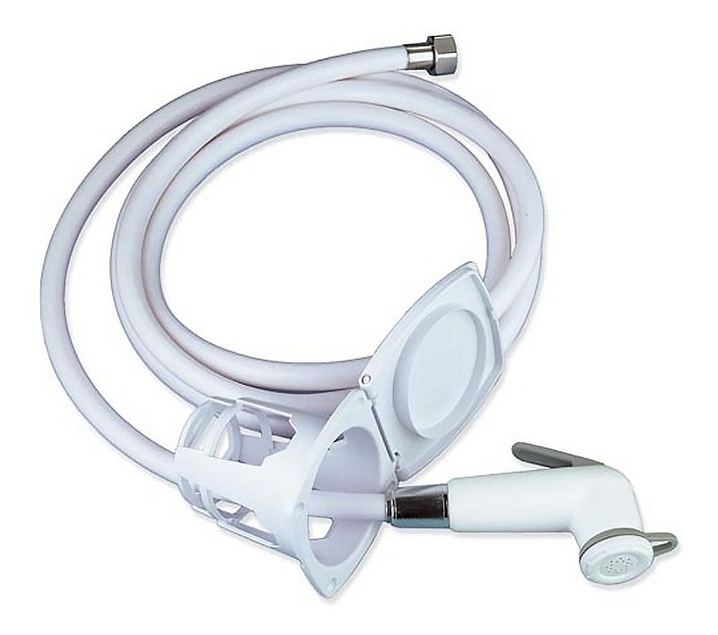 Ducha Chuveiro De Popa Náutico Com Case 4,0 M Lancha Barco