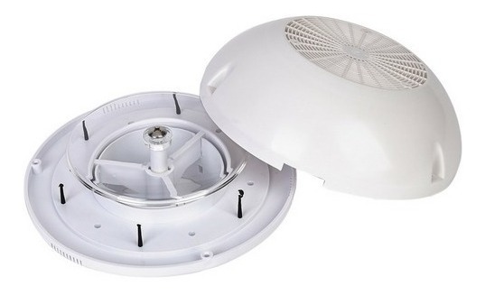 Tampa Grade De Ventilação Plástica 200Mm Redonda Motorhome
