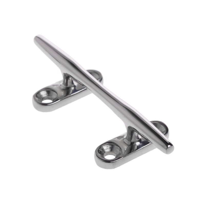 Cunho De Amarração Em Aço Inox Amarra Cabo 4 Pol Para Barco