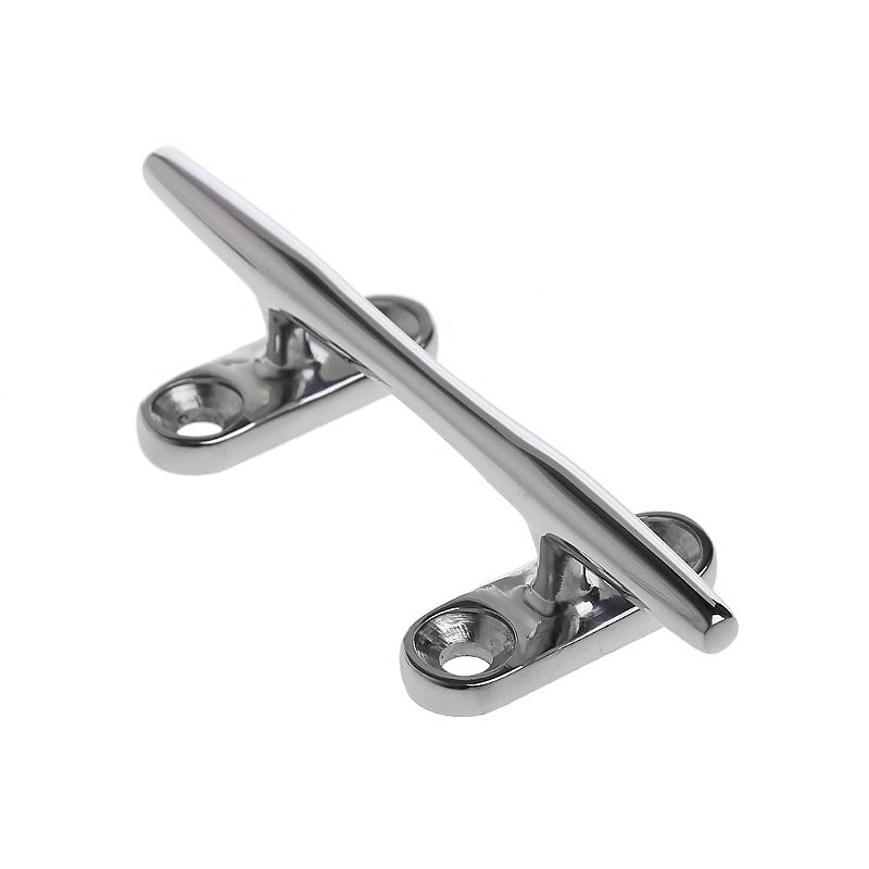 Cunho De Amarração Em Aço Inox Amarra Cabo 5 Pol Para Barco