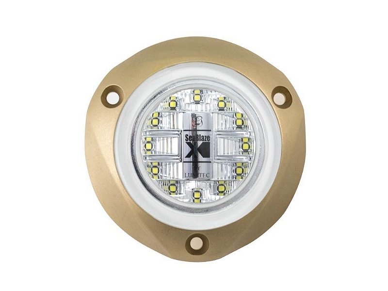 Luz De Led Seablaze X Aço Inox Subaquática Azul E Branca