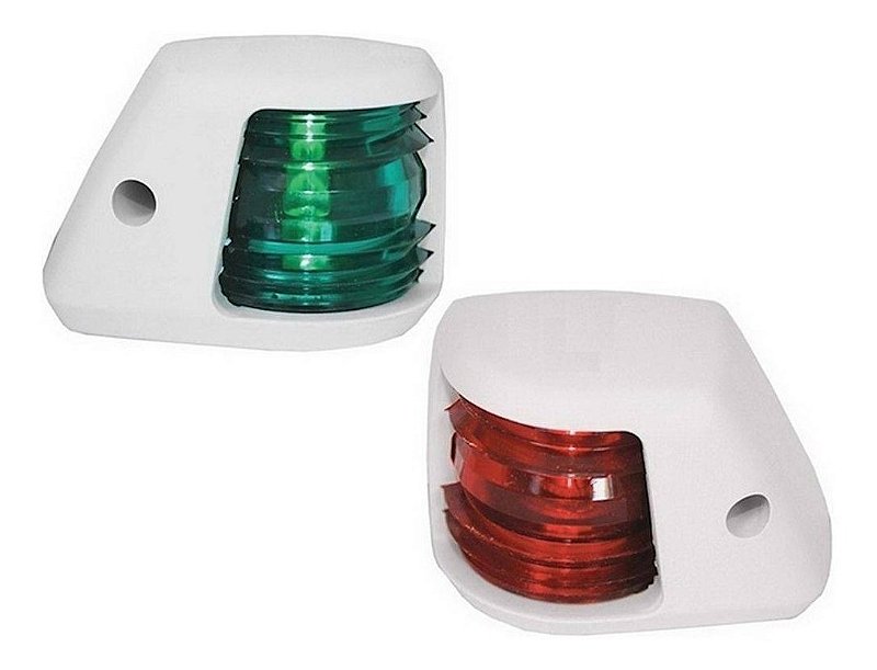 Luz De Navegação Bombordo Boreste 12V Barcos Lancha Veleiro
