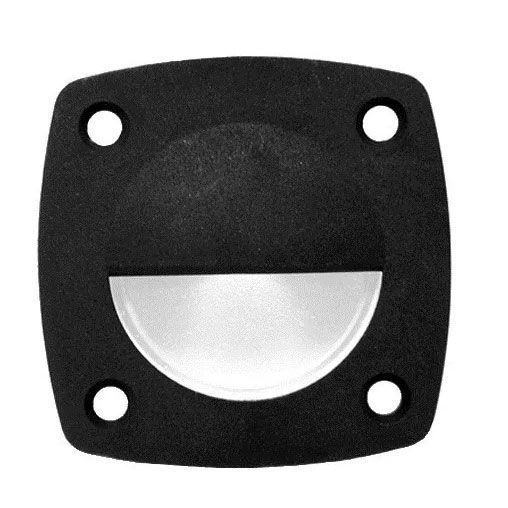 Luz De Cortesia 12V (Preta) Com Lente Em Acrílico