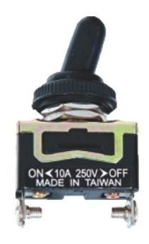 Botão Liga Desliga Interruptor On Off Preto 12V Emborrachado