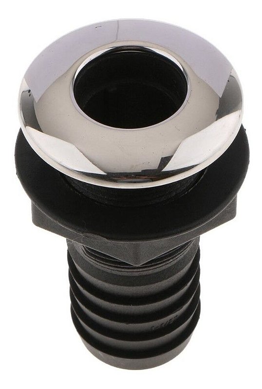 Entrada E Saída De Água Bomba De Porão 3/4 Pol Lancha Barco