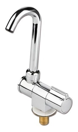 Torneira Dobrável Em Aço Inox Luxo Lancha Barco Motorhome