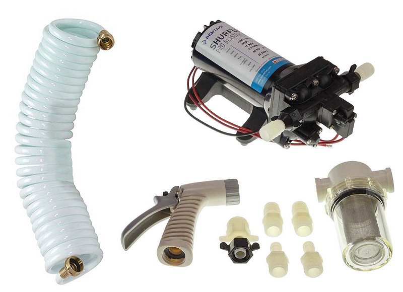 Kit Bomba De Água Shurflo 4,0 Gpm 12V Com Pressostato