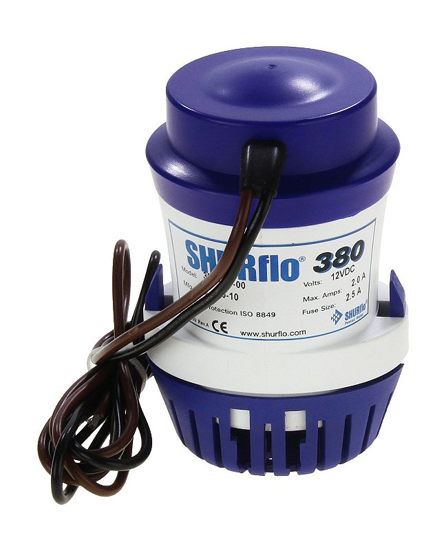 Bomba De Porão Shurflo Submersível 380Gph 12V Jetski Caiaque