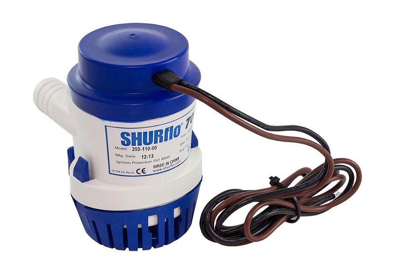Bomba De Porão Shurflo Submersível 700 Gph 12 V Caiaque Jet