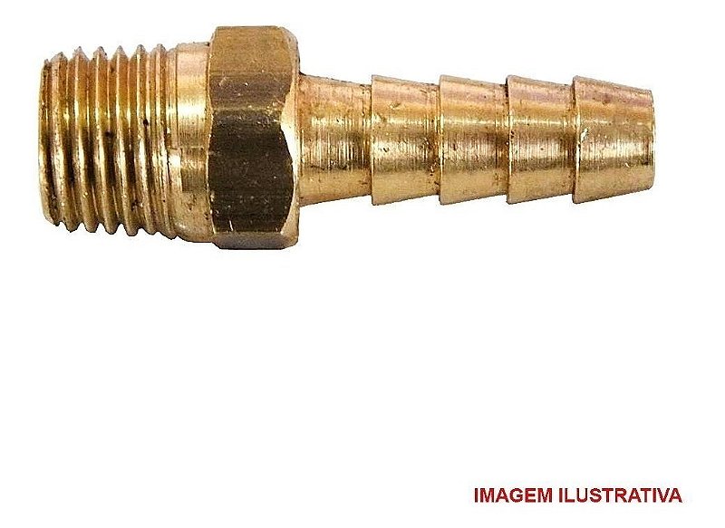 Bico Niple Espigão Em Latão 5/16 Pol Adaptador Para Bombas